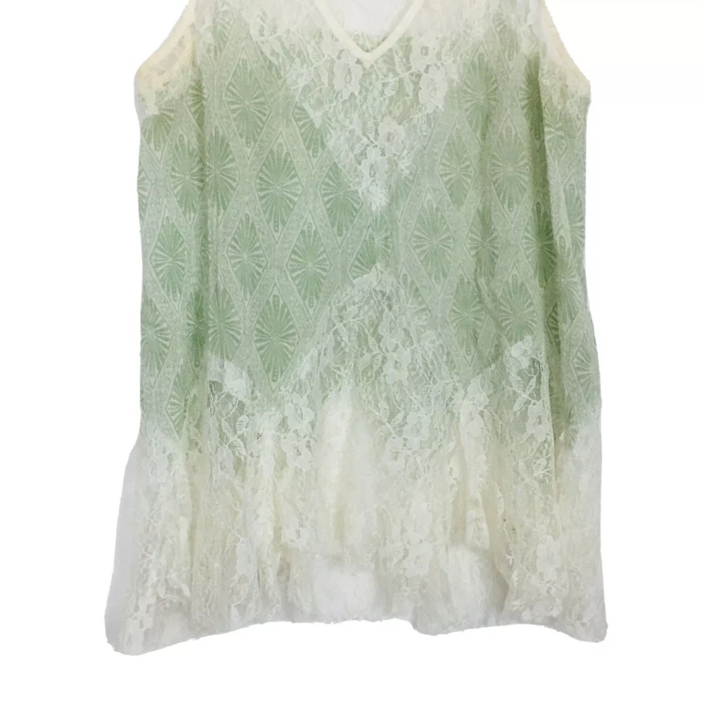 Free People Lace tank top Blouse size small - Picture 3 of 8
